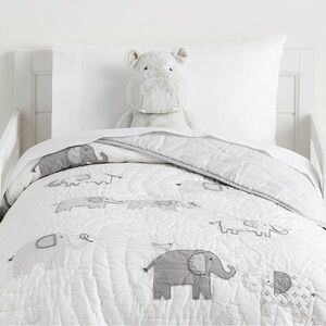 Pottery barn kids elephant quilt